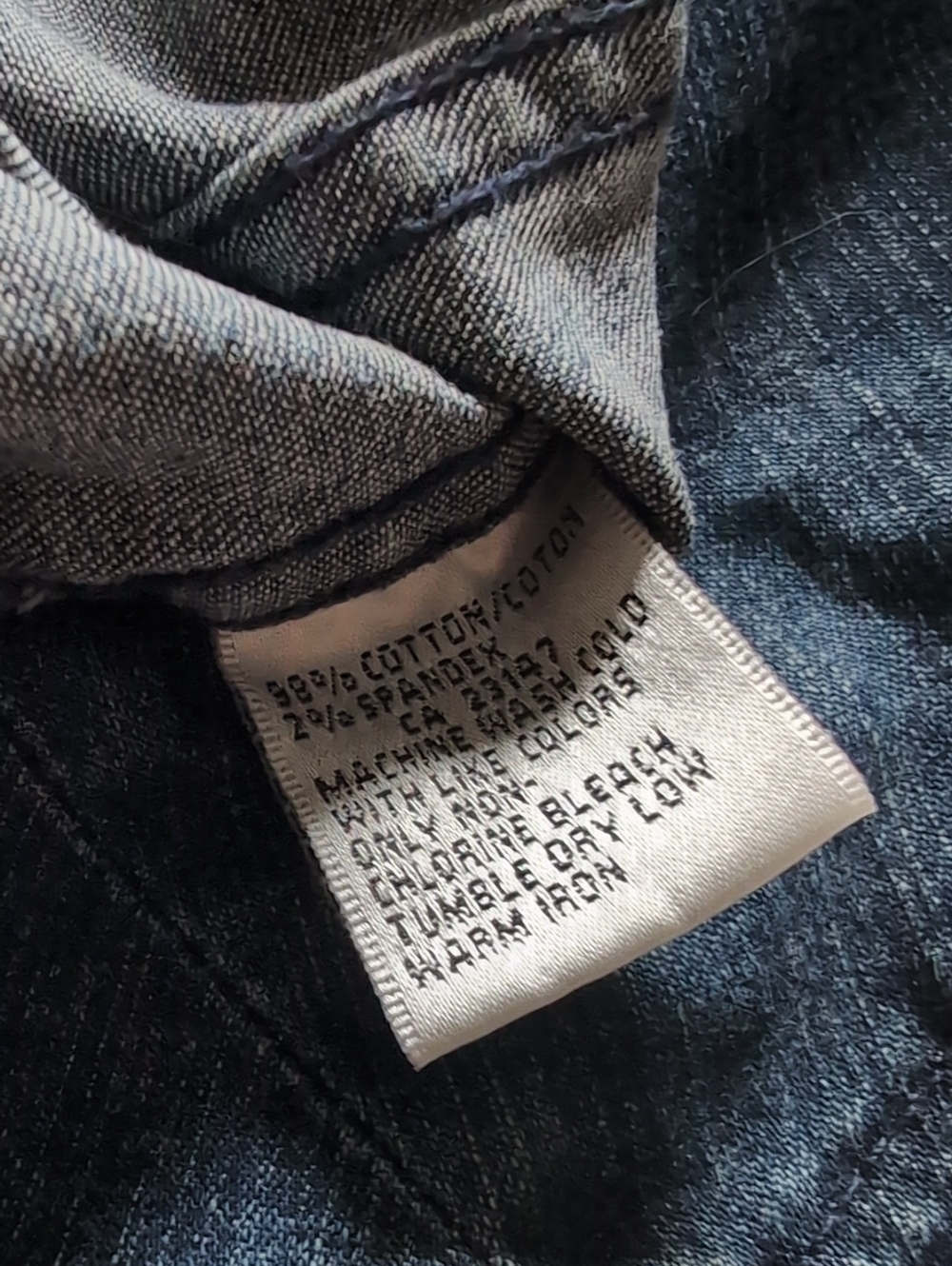 Y2K Vintage Talbots Blue Stretch Denim Princess Seam Jean Jacket 6 Petite - Picture 10 of 13